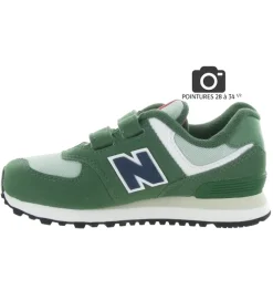 baskets et sneakers - - junior garcon - Toile - Vert - New balance