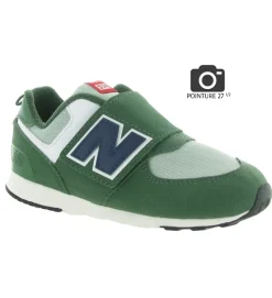 baskets et sneakers - - junior garcon - Toile - Vert - New balance