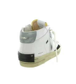 baskets et sneakers - Montante - homme - Cuir - Blanc - Crime london