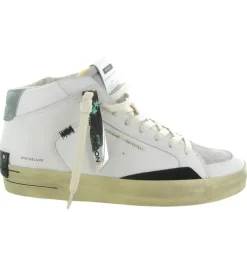 baskets et sneakers - Montante - homme - Cuir - Blanc - Crime london
