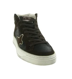 baskets et sneakers - Montante - homme - Cuir - Marron - Ama brand