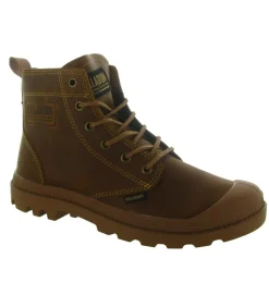 baskets et sneakers - Montante - homme - Cuir - Marron - Palladium