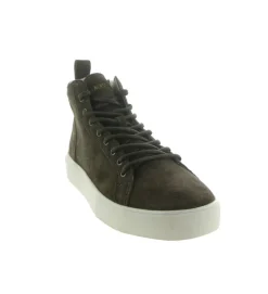 baskets et sneakers - Montante - homme - Nubuck - Marron - Black stone