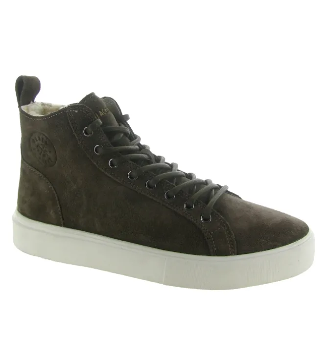 baskets et sneakers - Montante - homme - Nubuck - Marron - Black stone
