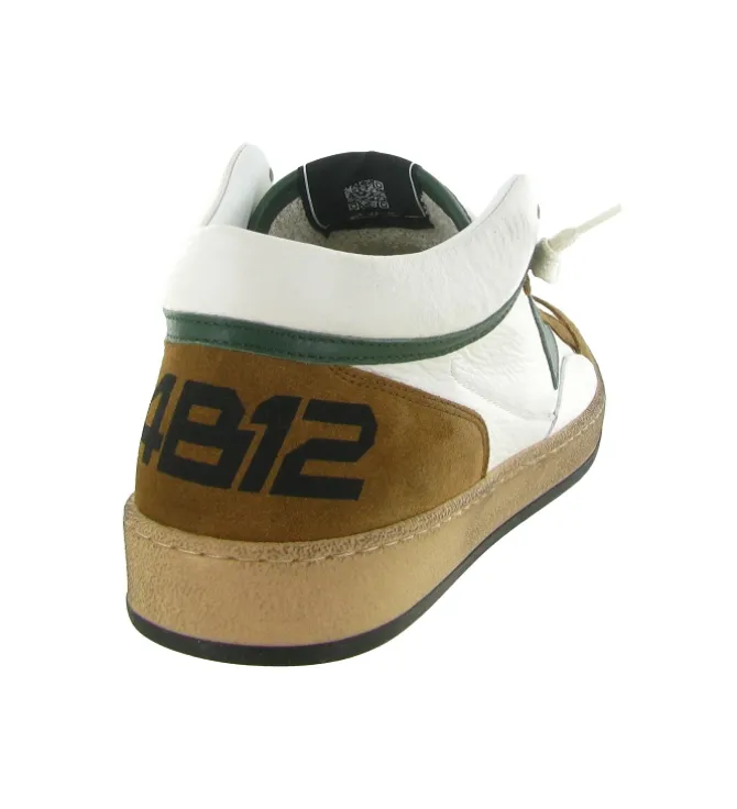 baskets et sneakers - Montante - homme - Cuir - Blanc - 4b12