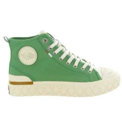 baskets et sneakers - Montante - femme - Toile - Vert - Palladium