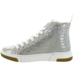 baskets et sneakers - Montante - femme - Synthétique - Argent - Rieker