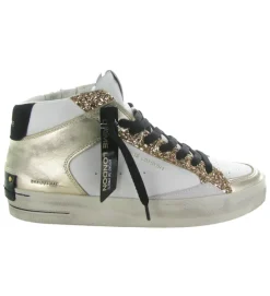 baskets et sneakers - Montante - femme - Cuir - Or - Crime london