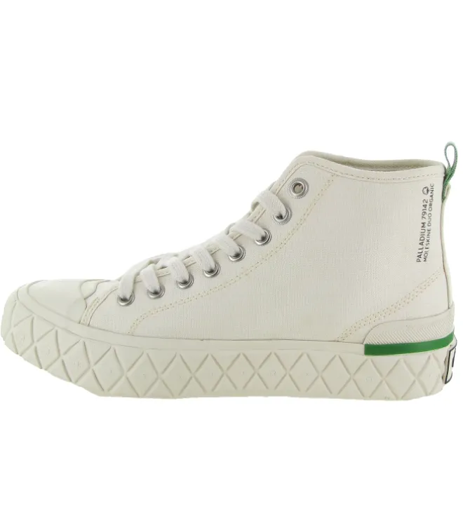 baskets et sneakers - Montante - femme - Toile - Blanc - Palladium