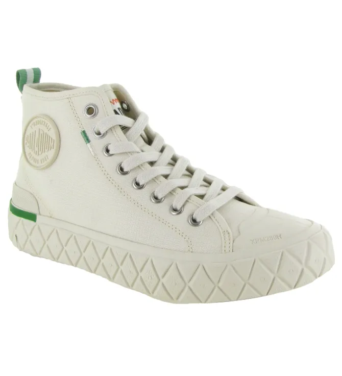 baskets et sneakers - Montante - femme - Toile - Blanc - Palladium