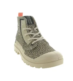 baskets et sneakers - Montante - femme - Toile - Léopard - Palladium