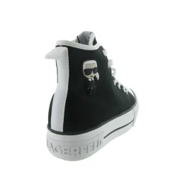 baskets et sneakers - Montante - femme - Toile - Noir - Karl lagerfeld