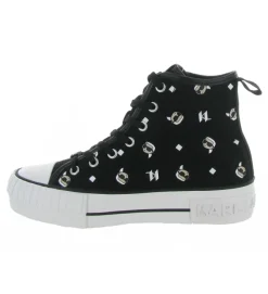 baskets et sneakers - Montante - femme - Toile - Noir - Karl lagerfeld