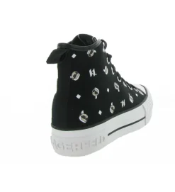 baskets et sneakers - Montante - femme - Toile - Noir - Karl lagerfeld