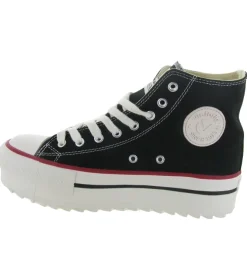 baskets et sneakers - Montante - femme - Toile - Noir - Victoria