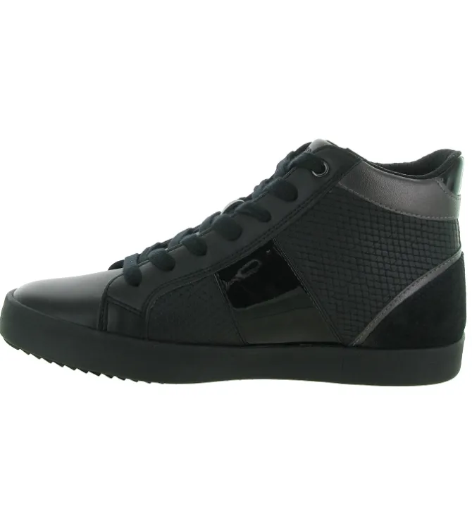 baskets et sneakers - Montante - femme - Synthétique - Noir - Geox