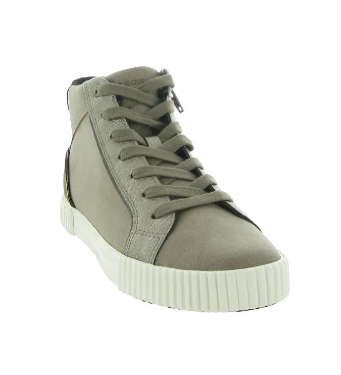 baskets et sneakers - Montante - femme - Synthétique - Taupe - Geox