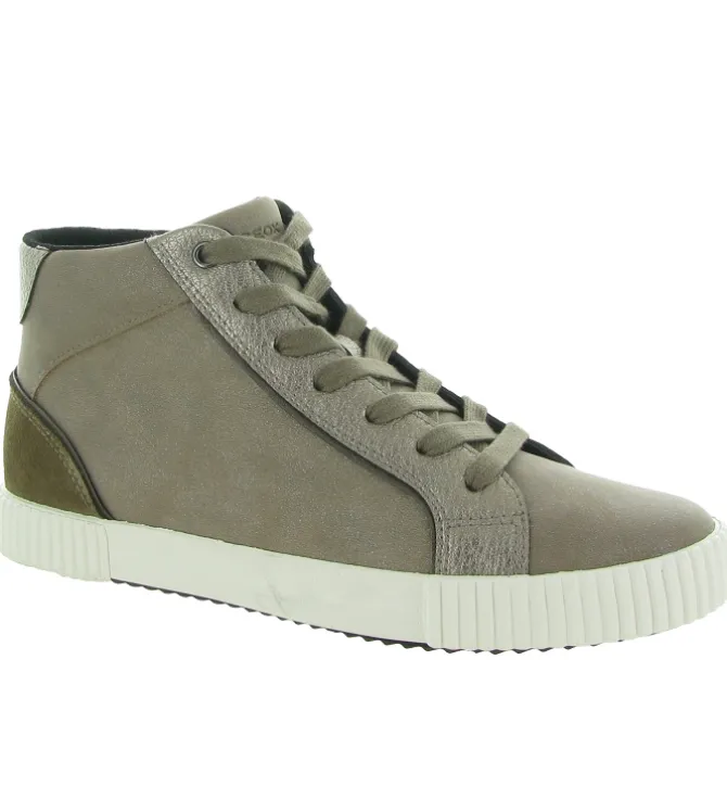 baskets et sneakers - Montante - femme - Synthétique - Taupe - Geox