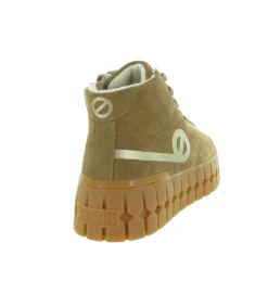 baskets et sneakers - Montante - femme - Nubuck - Marron - No name