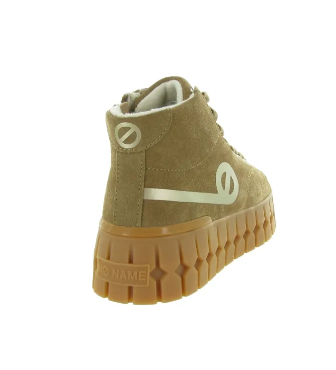 baskets et sneakers - Montante - femme - Nubuck - Marron - No name