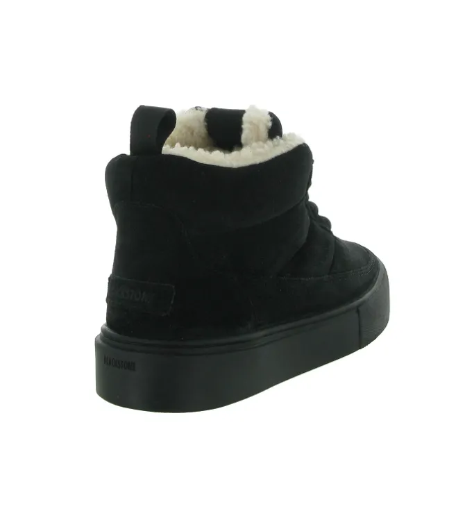 baskets et sneakers - Montante - femme - Nubuck - Noir - Black stone