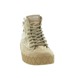 baskets et sneakers - Montante - femme - Synthétique - Or - Palladium