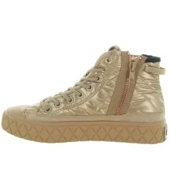 baskets et sneakers - Montante - femme - Synthétique - Or - Palladium