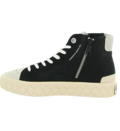 baskets et sneakers - Montante - femme - Cuir - Noir - Palladium