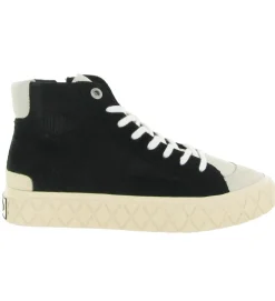 baskets et sneakers - Montante - femme - Cuir - Noir - Palladium