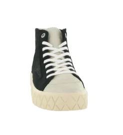 baskets et sneakers - Montante - femme - Cuir - Noir - Palladium
