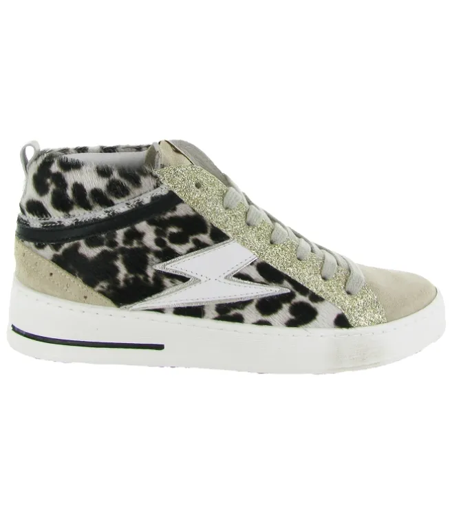 baskets et sneakers - Montante - femme - Cuir - Léopard - Semerdjian