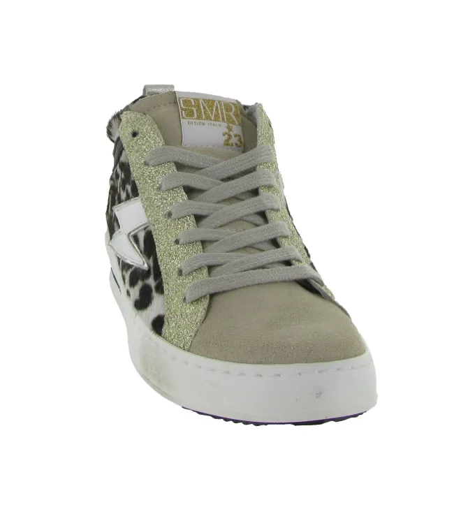 baskets et sneakers - Montante - femme - Cuir - Léopard - Semerdjian