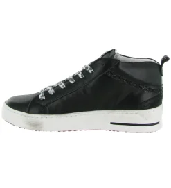 baskets et sneakers - Montante - femme - Cuir - Noir - Semerdjian