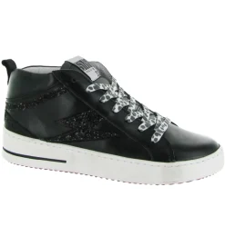 baskets et sneakers - Montante - femme - Cuir - Noir - Semerdjian