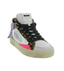 baskets et sneakers - Montante - femme - Cuir - Glitter - Paillettes - Crime london