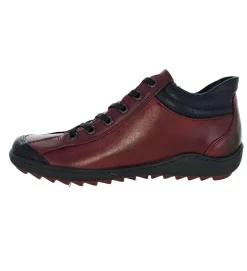 baskets et sneakers - Montante - femme - Cuir - Bordeaux - Remonte