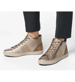 baskets et sneakers - Montante - femme - Synthétique - Bronze - Geox