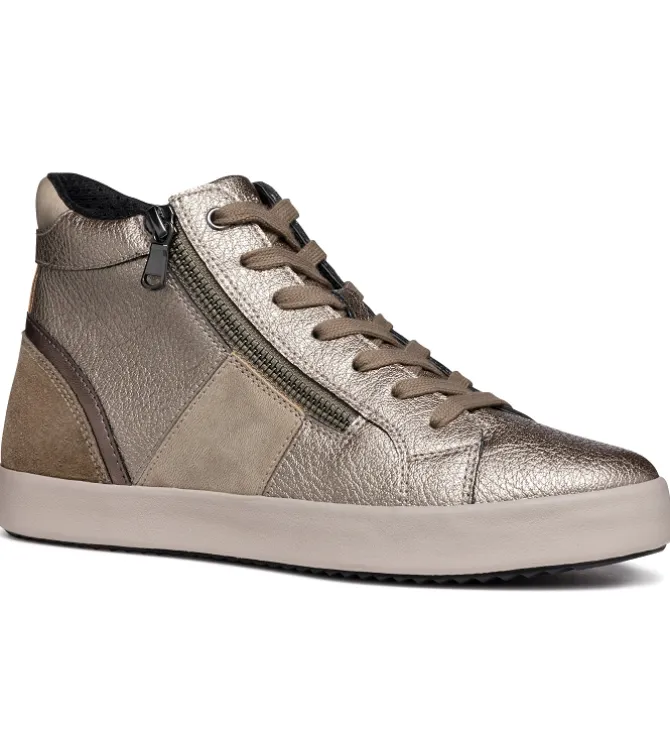 baskets et sneakers - Montante - femme - Synthétique - Bronze - Geox