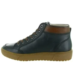 baskets et sneakers - Montante - femme - Cuir - Bleu - Remonte