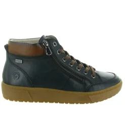 baskets et sneakers - Montante - femme - Cuir - Bleu - Remonte