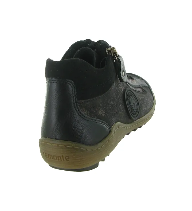 baskets et sneakers - Montante - femme - Cuir - Bronze - Remonte