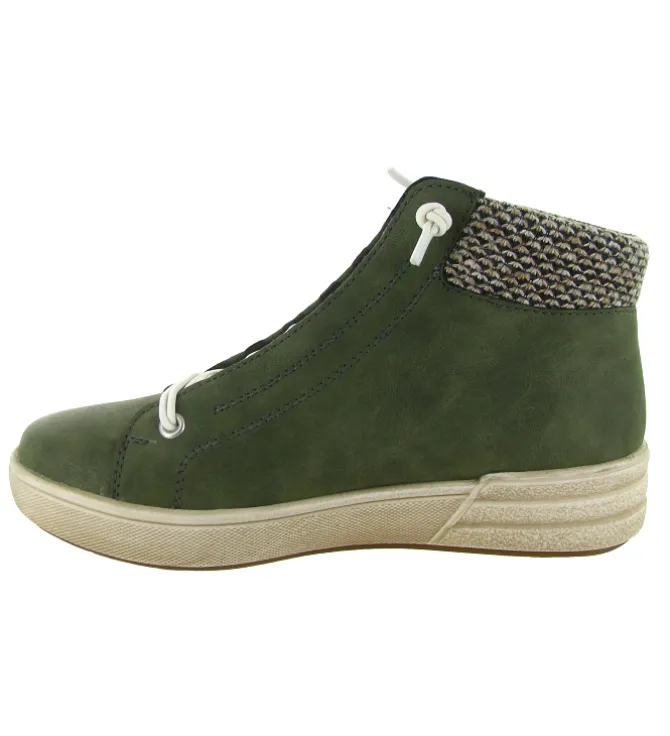 baskets et sneakers - Montante - femme - Synthétique - Vert - Rieker