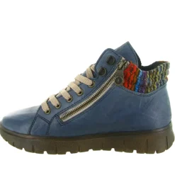 baskets et sneakers - Montante - femme - Nubuck - Bleu - Rieker