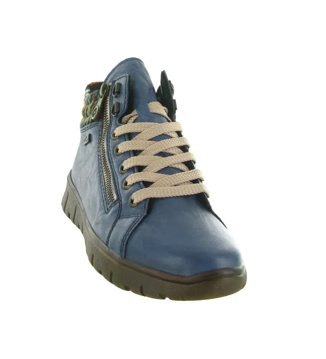 baskets et sneakers - Montante - femme - Nubuck - Bleu - Rieker