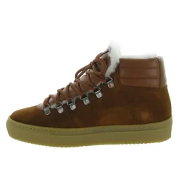 baskets et sneakers - Montante - femme - Cuir - Marron - Zespa