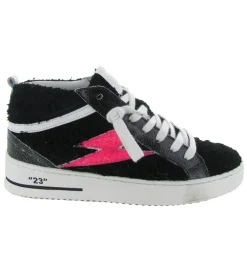 baskets et sneakers - Montante - femme - Cuir - Noir - Semerdjian