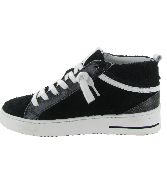 baskets et sneakers - Montante - femme - Cuir - Noir - Semerdjian
