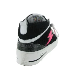 baskets et sneakers - Montante - femme - Cuir - Noir - Semerdjian