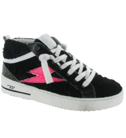 baskets et sneakers - Montante - femme - Cuir - Noir - Semerdjian