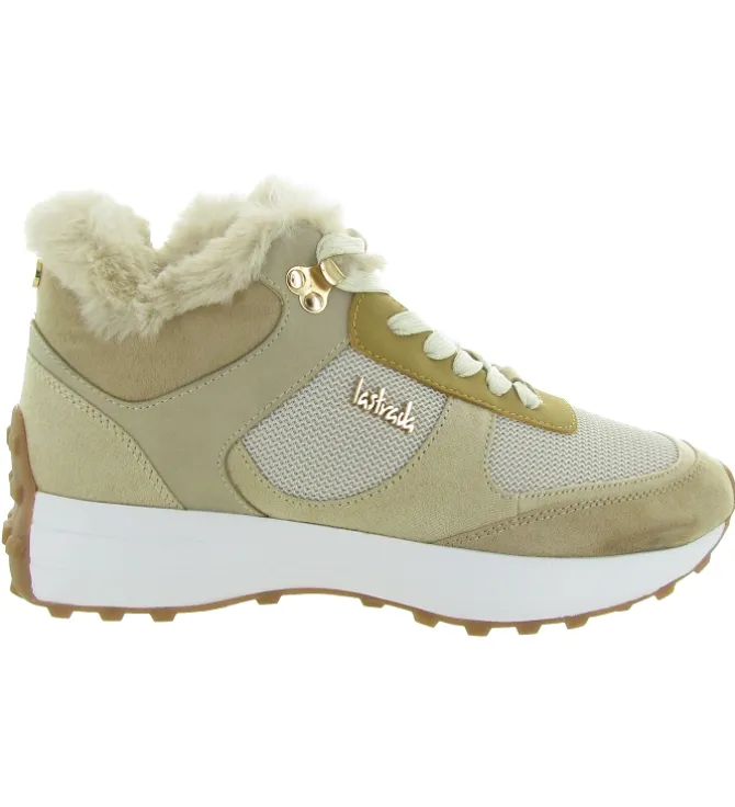 baskets et sneakers - Montante - femme - Synthétique - Beige - La strada